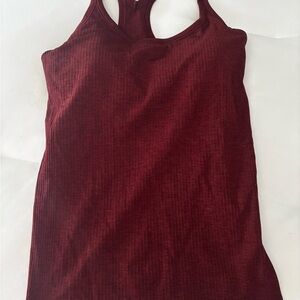 lululemon athletica Ribbed Racerback Tank - Burgundy